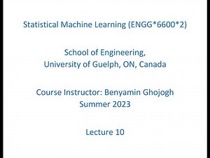 Statistical Machine Learning |S23| Lecture 10: UMAP, Hidden Markov Model (HMM), Baum-Welch Algorithm