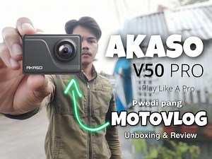 Akaso V50 Pro. Ang affordable na Beginner action camera. Unboxing & Review You may buy at lazada. ₱5,395 only Link: https://s.lazada.com.ph/s.gMzBI Shoppe: https://shope.ee/1VQA2D7P3B #akasov50pro #WeAreTeamSpyder #MToristas #VEERUBBERTIRES #top1 | Ross Go