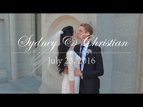 Salt Lake Temple Wedding | Sydney and Christian | LDS Wedding Video