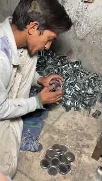 Plain Round Tin Container Manufacturing | Metal Tin Box Factory Process