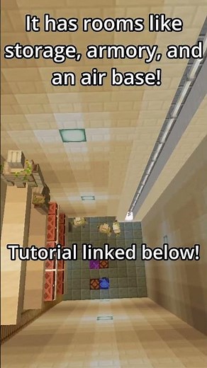 NUCLEAR BUNKER in Minecraft! #minecraft #mctutorial #gaming