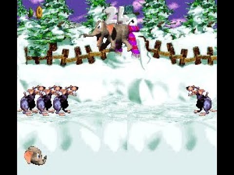 【DKC 3 Hack】 5-5 『雪平線』