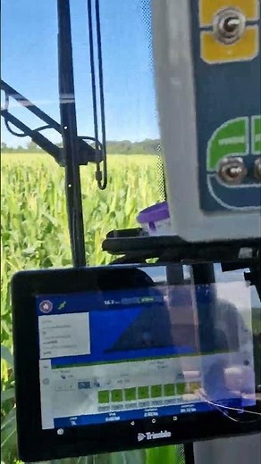monitor gfx750 trimble. Mais dúvidas só deixa no comentário #pilotoautomatico #trimble #configuraçao