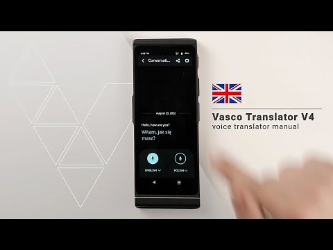 Vasco Translator V4 Tutorial: How to Use a Voice Translation Feature
