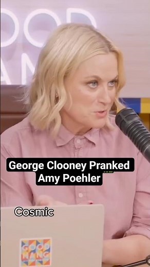 How George Clooney Pranked Amy Poehler Using Matt Damon's Name