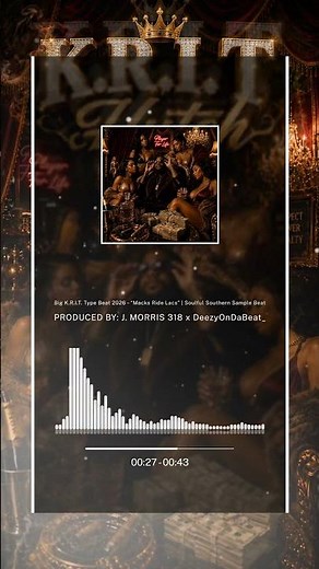 Big K.R.I.T. Type Beat 2026 – “Macks Ride Lacs” | Soulful Southern Sample Beat