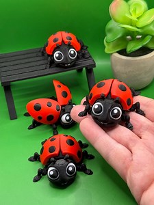 Articulated Lady Bug Fidget Toy/desk Toy/gift/stocking Stuffer/sensory/cute Lady Bug - Etsy