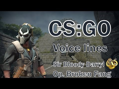 CSGO Agent Voice Lines: Sir Bloody Darryl