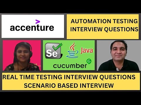 Accenture Automation Testing Interview Experience | Real Time Interview Questions and Answers