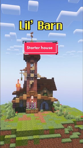 Brick Barn House Minecraft Ideas