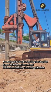Centrifugal Soil Bucket at client's construction site. Centrifugal Bucket for Drilling In Clay/Silt/ Loose To Medium Dense Sand & Gravelock Drilling Centrifugal Bucket. Size/diameter: 600-1200mm, or as per customer demand. Large inlet of soil open shell design, easy to dump spoilt increase the drilling efficiency. chelsey@drillmastergroup.com #Drillingbucket #cleaningbucket #Roundshankchisels #Rockdrilling #Soildrilling #Piling #Boreholedrilling #drilling #construction #drillingtools #Centrifuya
