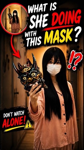 😱 What Is She Doing With That Mask? #shorts #trending #youtubeshorts #smallyoutuber