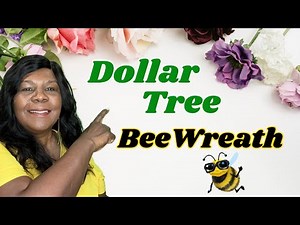 Dollar Tree Bee Wreath ~ Triple Crown Wreath using 5 inch mesh ~ Wreath DIY