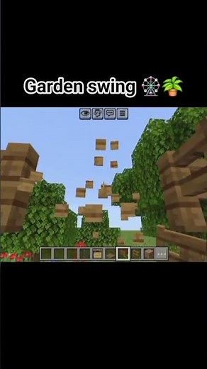 Quick & Easy Minecraft Swing Build💚#minecraft #minecraftbuild