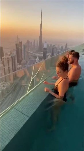 Infinity Pool Disaster... Entire Wall COLLAPSES from the Building! 💥💦🏙️#funny#disaster #aivideo