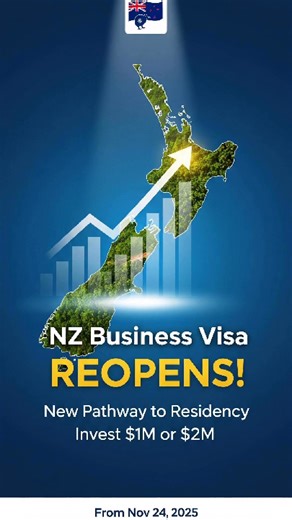 Ranvirr Jain | Licensed Immigration Adviser | Auckland on Instagram: "New NZ Investor Visa Opens Nov 2025 - Fast-Track Residence with $2M Investment The Business Investor Work Visa opens on 24 November 2025, providing a major opportunity for experienced businesspeople who want to invest in New Zealand and secure a long-term future here. This visa supports investment into established New Zealand businesses and offers a structured pathway to residence for investors and their families. The visa is 