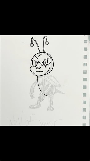 NON OF YOUR BEESWAX, PROCREATE DRAWING #shorts