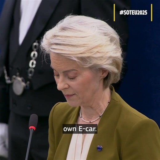 “We should invest in small, affordable vehicles. We will propose to work with industry on a new Small Affordable Cars initiative. The future of cars - and the cars of the future - must be made in Europe.” — President von der Leyen at #SOTEU 2025. Tomorrow, she will hold the third Strategic Dialogue on the Future of the European Automotive Industry. The dialogue is a continuation of our commitment to safeguarding the future of a sector that is vital to European prosperity. #EuropeanUnion | Europe