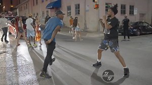 Dude gets knocked out in fight 6th Street Austin TX 2023 #fight #knockout | TX Street Fights