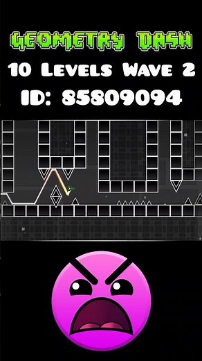 10 Levels Wave 2 | Geometry Dash #geometrydash #gd #robtop #gdupdate