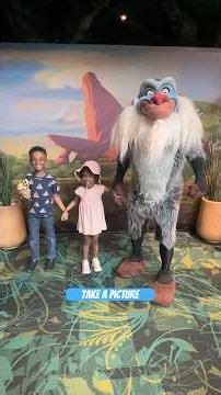 A Magical Meet and Greet with Rafiki 🦁✨