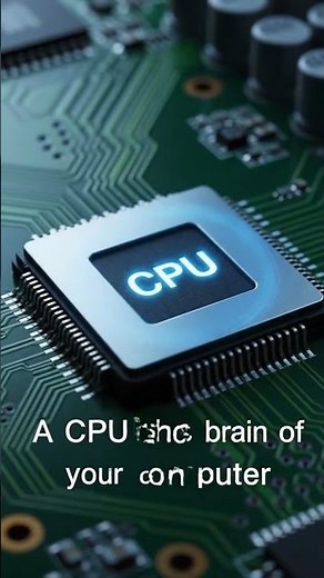 🧠 CPU (Central Processing Unit) 💻 | The Brain of Your Computer Explained | Future Tech Guide
