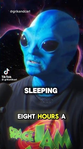 Why do humans #Sleep so much #alien #viral #shorts