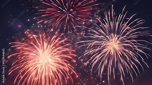 Happy Fourth of July Independence Day Fireworks Message Background stock illustrationFirework Explosive Material Firework Display Fourth of July Backgrounds Vector