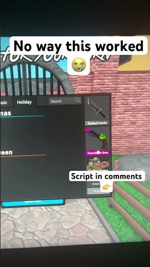 Mm2 item spawner script #mm2script #mm2 #roblox #mm2fyp