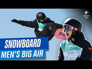 🏂 Su Yiming wins gold medal!🥇 | Men's Snowboard big air final at #Beijing2022 ❄️