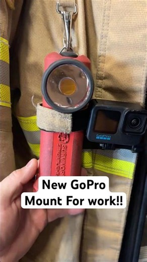 New mount for work. Really liking the angle. First time using it. #gopro #firefighter #carfire #fire