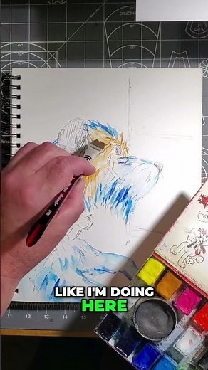 Realistic Fur & Hair Painting Tutorial: Raw Sienna Brushwork!