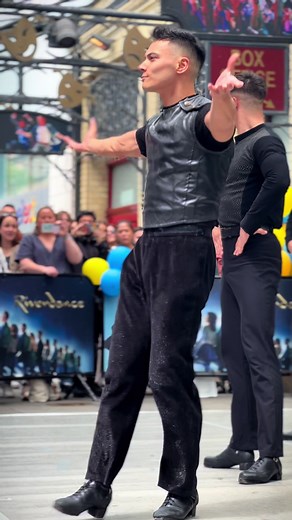 Impressive River Dance Performance during Thunderstorm