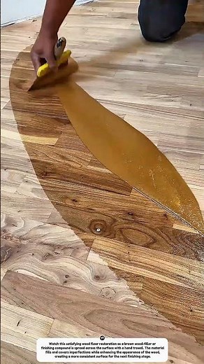 Amazing Wood Floor Transformation | Restoring a Natural Finish with Wood Filler