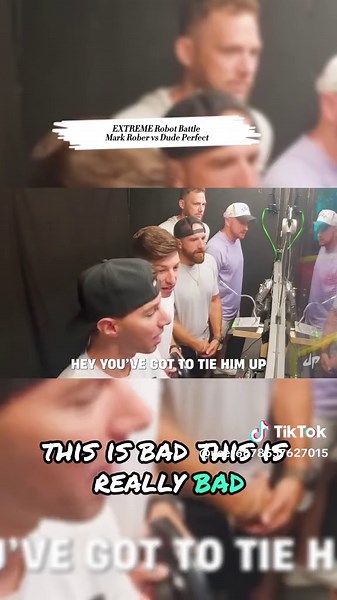 EXTREME Robot Battle_ Mark Rober vs Dude Perfect #EXTREMErobotbattle #RobotFight #RobotChallenge #engineering