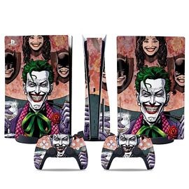 Autocollant de version de lecteur optique PS5, peau PS5 cool, poignée de contrôleur, pour console et contrôleur PS5, dessin animé DC, Joker13 | Rakuten