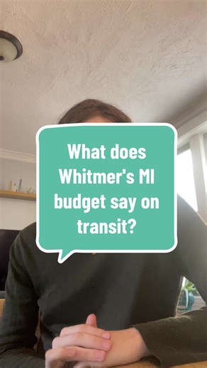 Governor Whitmer just released her FY27 executive budget proposal. What does it have to say on transit? Find out. If you want to make transit better in Michigan, head to DetroitTransit.org. And join us in Lansing on March 12th. #DetroitTransir #Michigan #Transit #PublicTransit #Detroit