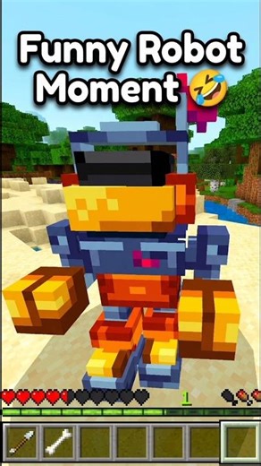 Minecraft Funny Moment | Robot Became My Friend 😂
