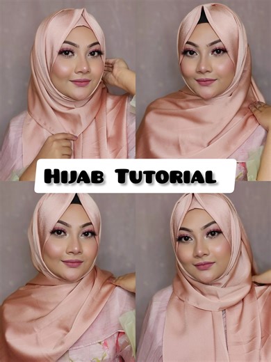 22K views · 876 reactions | Easy Hijab Tutorial Hijab From Luxury Hijab Shop #hijabstyle #hijabfashion #hijabtutorial #silkhijab #hijabifashion #hijabi | Makeup By Tahsin | Facebook