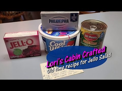 Old Time Jello Salad Recipe
