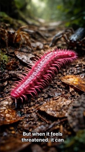 THIS IS REAL- Pink Dragon Millipede #insect #natureshorts #insectshorts #insecteducation