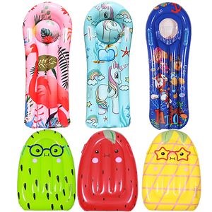 [Hot Item] Popular Trend Children's Cartoon Floating Bed Inflatable Floating Raft Swim Ring