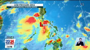 Patuloy na magpapaulan ang low pressure area at hanging Habagat sa malaking bahagi ng bansa. | GMA Integrated News Weather Center