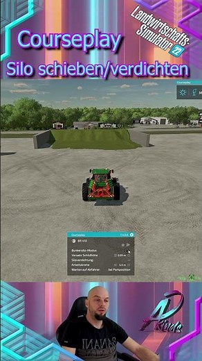 Ls22 Silo schieben/verdichten Courseplay Tutorial #ls22 #farmingsimulator22 #fs22 #courseplay