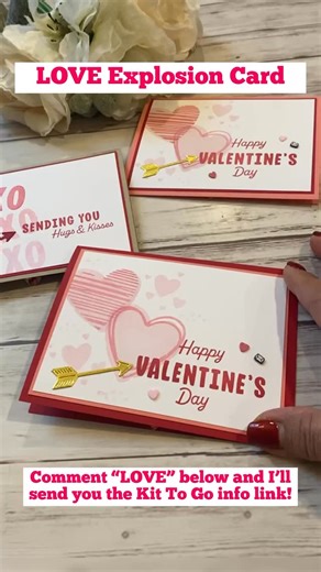 Looking for a card that truly surprises? These Explosion Cards are interactive — open the card and the message pops up! They’re easier to make than you think and so much fun to give. Want to make a card that wows? Comment LOVE or send me a DM for Card Kit To Go details. Products: •Endless Love Stamp Set •Made With Love Designer Series Paper Colors: Real Red, Flirty Flamingo, Strawberry Slush, Crumb Cake, Basic White The link to my online store is in my profile @everyday.stamping Learn how to mak