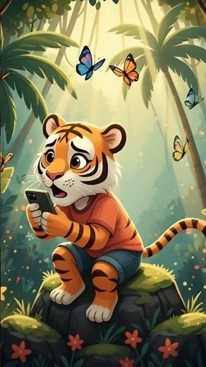 “Cute Tiger Family in Human Style | Funny Animation Short | Lost Cub Adventure”