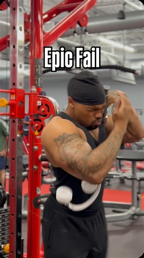 Justin on Instagram: "Mistakes are made in the gym…now I know 🫠 #explorepage #gymhumor #fyp #tricepworkout #epicfails"