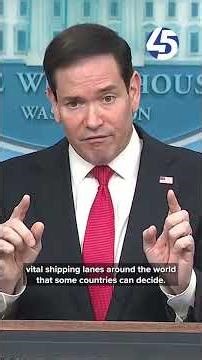Why should Americans care about Project Freedom? Marco Rubio explains