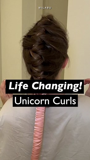 Viral Unicorn Overnight Curls! Let’s try it together 🙌 #milabu #hair #overnightcurls