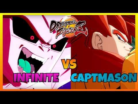 DBFZ INFINITE vs CAPTMASON gameplays (Kid Buu, GT Goku, A. Gohan vs Goku Black, Base Goku, Gogeta 4)